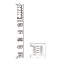 FX20-DO-BF00 ELCO IP20 MODULAR I/O SYSTEM, FX20-SUBMODULE, OUTPUT MODULE, 8-CHANNEL, PNP, DIN 35 MM RAIL INSTALLATION